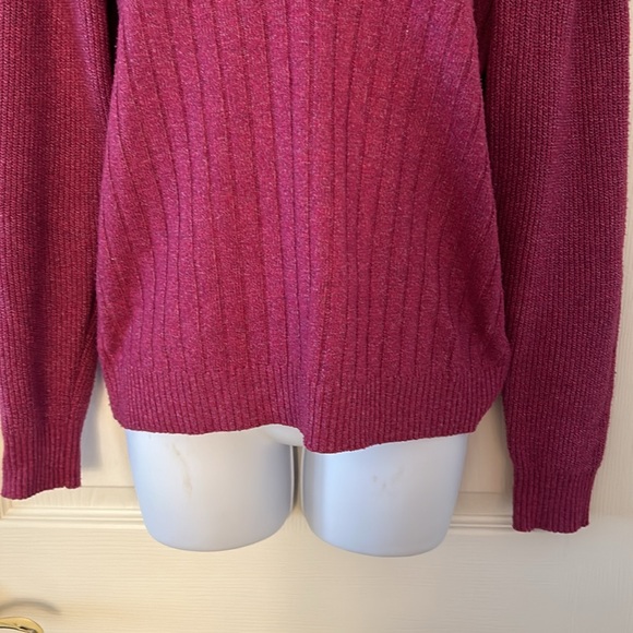 Pink Puff Sleeve Knit Sweater - Picture 5 of 16